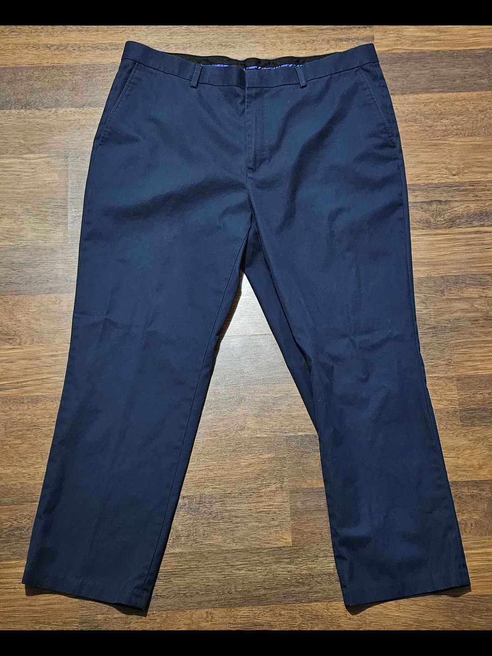 ALAN FLUSSER mens golf pants SIZE 40X30 COLOR NAVY CP32D